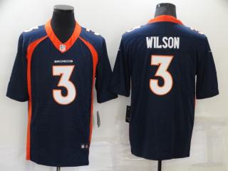 Denver Broncos 3 Russell Wilson Football Jersey Limited Navy Blue
