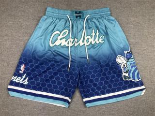 New Orleans Hornets Shorts  Blue City Edition