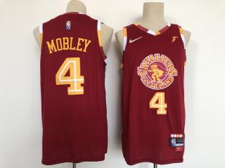 Nike Cleveland Cavaliers 4 Evan Mobley Basketball Jersey Red City Edition
