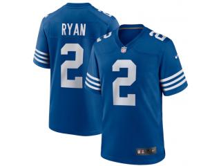 Indianapolis Colts 2 Matt Ryan Football Jersey Legend Blue