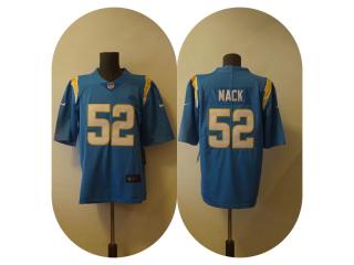 San Diego Chargers 52 Khalil Mack Football Jersey Legend Blue