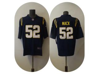 San Diego Chargers 52 Khalil Mack Football Jersey Legend Navy Blue