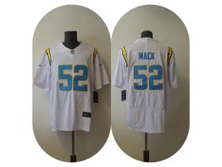 San Diego Chargers 52 Khalil Mack Football Jersey Legend White