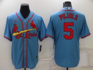 Nike St.Louis Cardinals 5 Albert Pujols Baseball Jersey Blue
