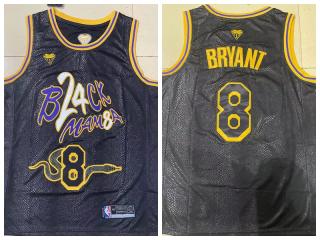 Nike Los Angeles Lakers 8 Kobe Bryant Basketball Jersey Black