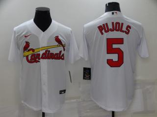 Nike St.Louis Cardinals 5 Albert Pujols Baseball Jersey White