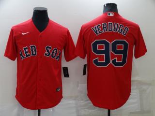 Nike Boston Red Sox 99 Alex Verdugo Baseball Jersey Red