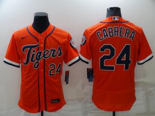 Nike Detroit Tigers 24 Miguel Cabrera Flexbase Baseball Jersey Orange