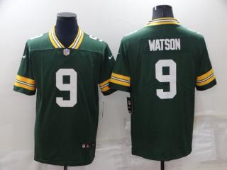 Green Bay Packers 9 Christian Watson Football Jersey Legendary Green