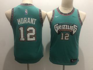 Youth Nike Memphis Grizzlies 12 Ja Morant Basketball Jersey Green