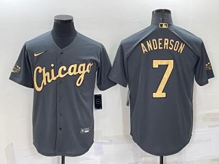 All star Nike Chicago White Sox 7 Tim Anderson Baseball Jersey