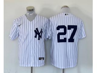 Nke New York Yankees 27 Giancarlo Stanton Baseball Jersey White