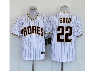 Nike San Diego Padres 22 Juan Soto Baseball Jersey White