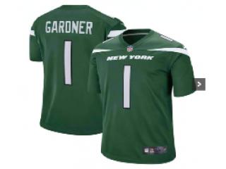 New York Jets 1 Sauce Gardner Football Jersey Legend Green