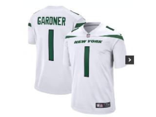 New York Jets 1 Sauce Gardner Football Jersey Legend White