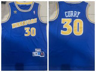 Golden State Warrior 30 Stephen Curry Basketball Jersey Blue