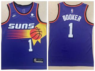 Nike Feinikesi suns 1 Devin Booker Basketball Jersey purple Retro