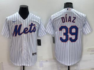 Nike New York Mets 39 Edwin Diaz Baseball Jersey White