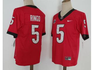 GEORGIA bulldogs 5 Kelee Ringo College Football Jersey Limited Red