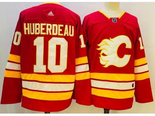Adidas Calgary Flames 10 Jonathan Huberdeau Ice Hockey Jersey Red