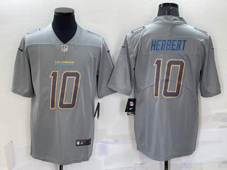 San Diego Chargers 10 Justin Herbert Football Jersey Gray