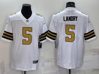 New Orleans Saints 5 Jarvis Landry Football Jersey Legend White