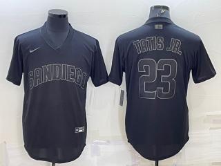 Nike San Diego Padres 23 Fernando Tatis Jr. Baseball Jersey Black