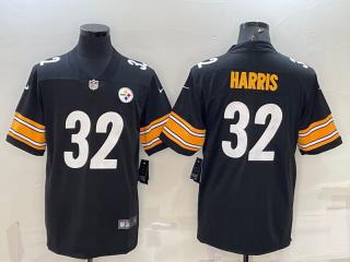Pittsburgh Steelers 32 Franco Harris Football Jersey Legend Black