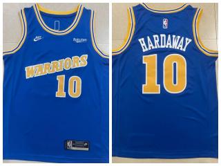 Nike Golden State Warrior 10 Tim Hardaway Basketball Jersey Blue
