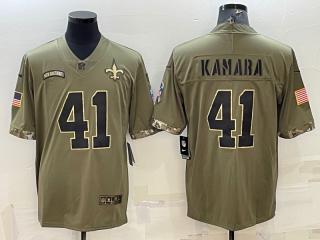 New Orleans Saints 41 Alvin Kamara Football Jersey salute