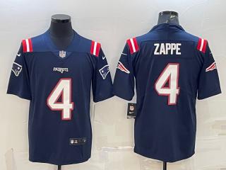 New England Patriots 4 Bailey Zappe Football Jersey Legend Navy Blue
