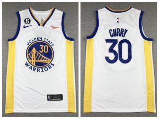 Nike Golden State Warrior 30 Stephen Curry Basketball Jersey White