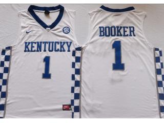 Kentucky Wildcats Devin Booker College Basketball Jersey White