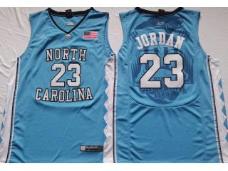 North Carolina 23 Michael Jordan College Basketball Jersey Blue