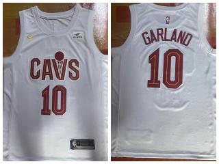 Nike Cleveland Cavaliers 10 Darius Garland Basketball Jersey White