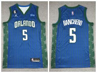 NIke Orlando Magic 5 Paolo Banchero Basketball Jersey Blue