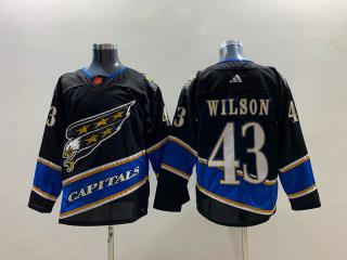 Adidas Washington Capitals 43 Tom Wilson Ice Hockey Jersey Black