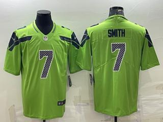 Seattle Seahawks 7 Geno Smith Football Jersey Legend Green