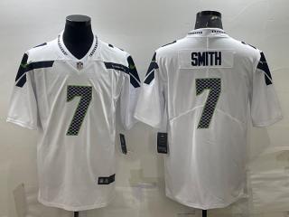 Seattle Seahawks 7 Geno Smith Football Jersey Legend White
