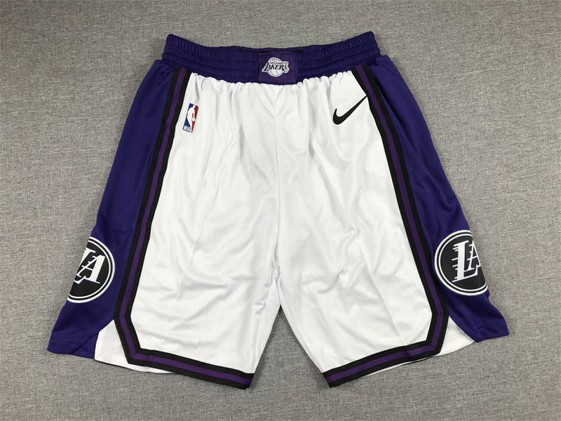 Nike Los Angeles Lakers City Shorts White