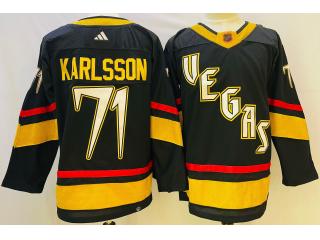 Adidas Vegas Golden Knights 71 William Karlsson Ice Hockey Jersey Black