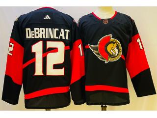 Adidas Ottawa Senators 12  Alex DeBrincat Ice Hockey Jersey Black