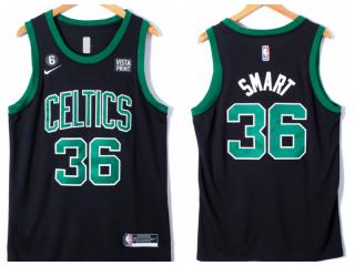 Nike Boston Celtics 36 Marcus Smart Basketball Jersey Black