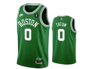 Nike Boston Celtics 0 Jayson Tatum Basketball Jersey Green Classic