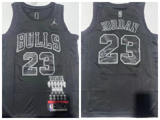 Jordan Chicago Bulls 23 Michael Jordan Basketball Jersey Black