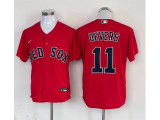 Nike Boston Red Sox 11 Rafael Devers Baseball Jersey Red
