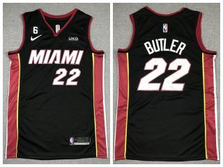 Nike Miami Heat 22 Jimmy Butler Basketball Jersey Black Diamond Edition