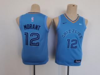 Youth Nike Memphis Grizzlies 12 Ja Morant Basketball Jersey Blue