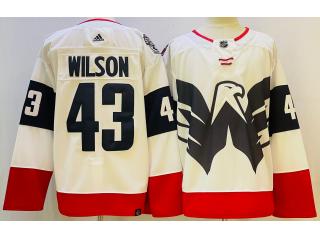 Adidas Washington Capitals 43 Tom Wilson Ice Hockey Jersey White