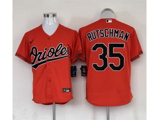 Nike Baltimore Orioles 35 Adley Rutschman Baseball Jersey Orange